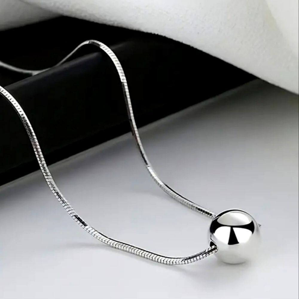 Elegant Cute Stainless Steel Bead Necklace for Women